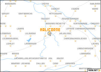 map of Malicorne