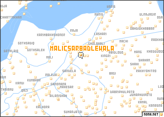 map of Malicsar Bādlewāla