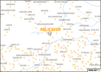 map of Mali Čukur