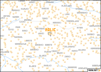 map of Malić