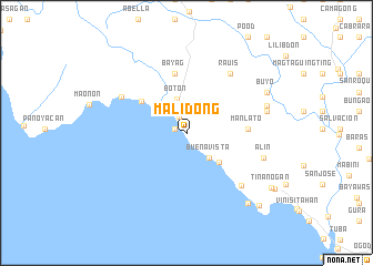 map of Malidong