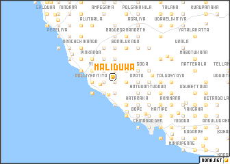 map of Maliduwa