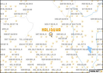 map of Maliduwa