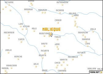 map of Malieque