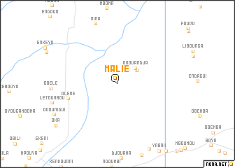 map of Malié