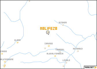 map of Malifeza