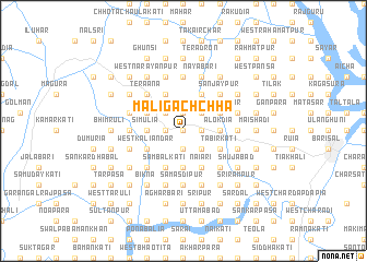 map of Māligachchha