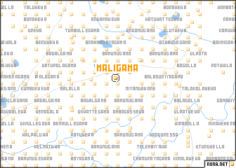 map of Maligama