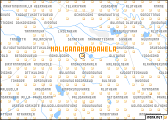 map of Maliga Nambadawela