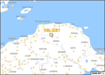 map of Maligay