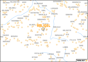 map of Maligel