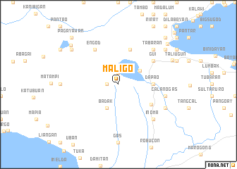 map of Maligo