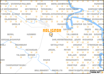 map of Māligrām