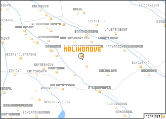 map of Malihonove