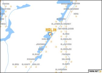 map of Māliḩ