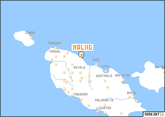 map of Maliig