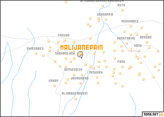 map of Malījān-e Pā\