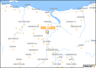 map of Malijao