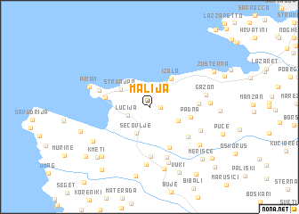 map of Malija