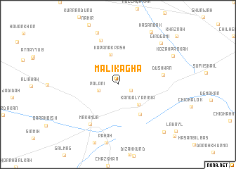 map of Mālik Āghā