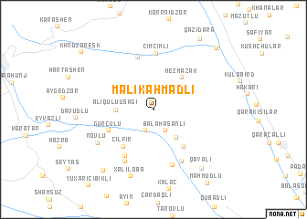 map of Mǝlikǝhmǝdli