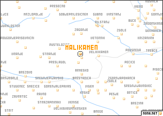 map of Mali Kamen