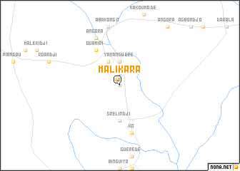 map of Malikara