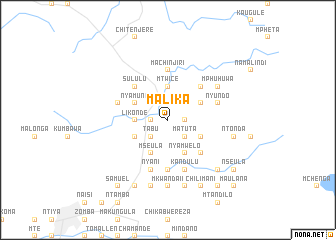 map of Malika