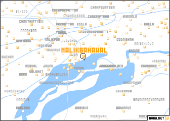 map of Malik Bahāwal