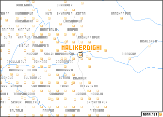 map of Mālikerdighi