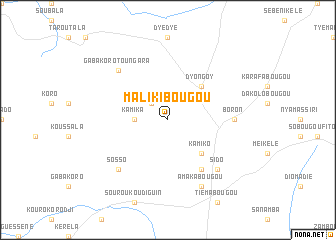 map of Malikibougou