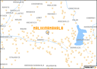 map of Malikina Mahala