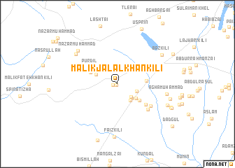 map of Malik Jalāl Khān Kili