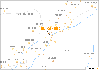 map of Mālik Jhang