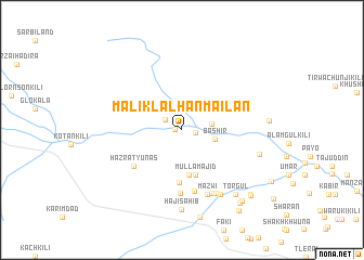 map of Malik Lālhān Mailan