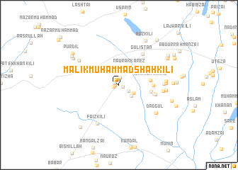 map of Malik Muhammad Shāh Kili