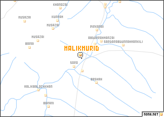 map of Malik Murīd