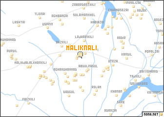 map of Malik Nali