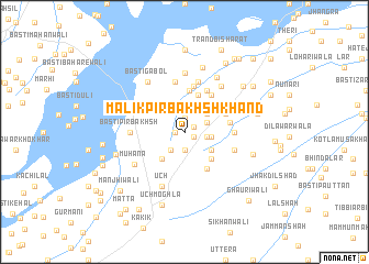 map of Malik Pīr Bakhsh Khand