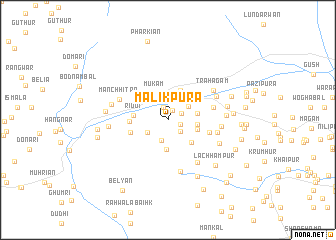 map of Malikpura