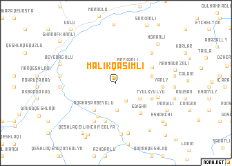map of Mǝlikqasımlı