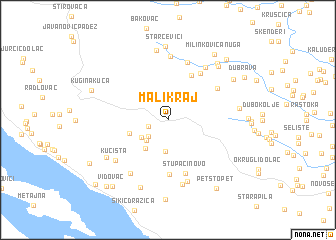 map of Mali Kraj