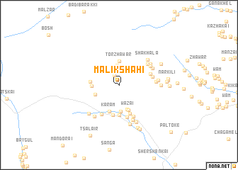 map of Malik Shāhi