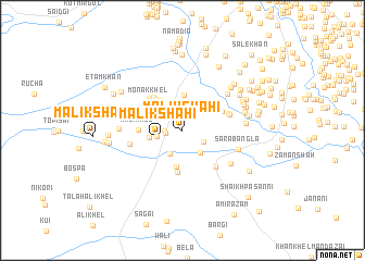 map of Malik Shāhi