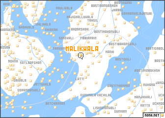 map of Malikwāla