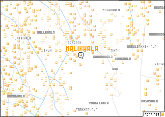 map of Malikwāla