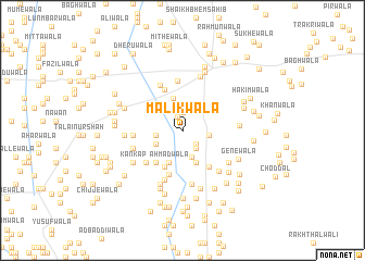 map of Malikwāla