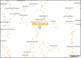 map of Malikwāla