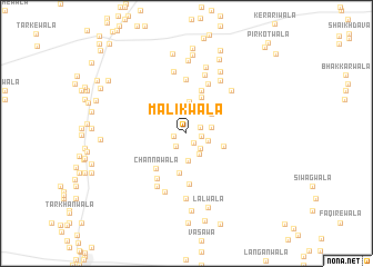 map of Malikwāla