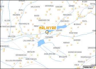 map of Malik Yār